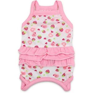 DroolingDog Vestidos de una pieza para perros con volantes_1