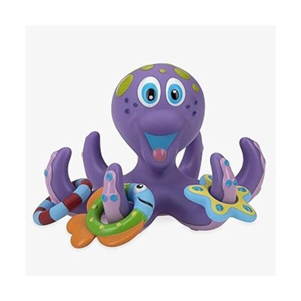 Nuby Pulpo morado flotante con 3 anillos de hoopla_5