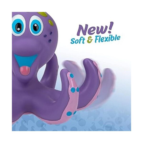 Nuby Pulpo morado flotante con 3 anillos de hoopla_3