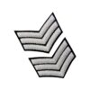 Brilla en la oscuridad militar uniforme galones sargento_4