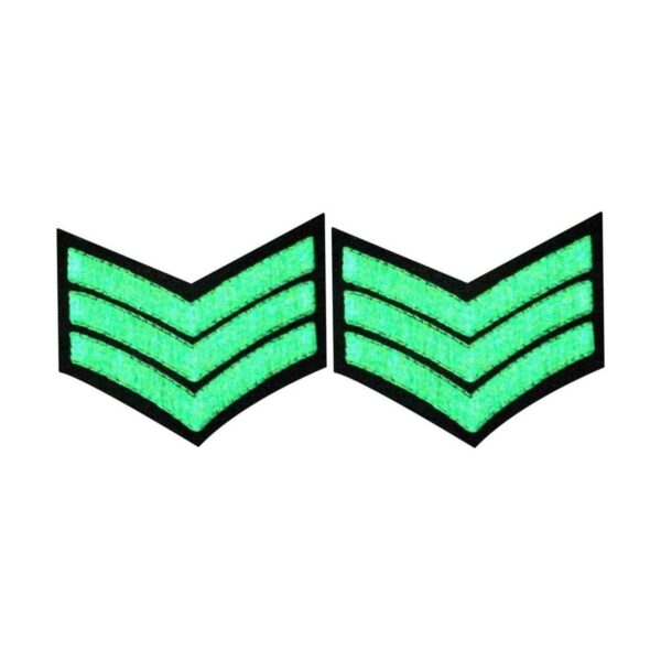 Brilla en la oscuridad militar uniforme galones sargento_1