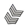 Brilla en la oscuridad militar uniforme galones sargento_5