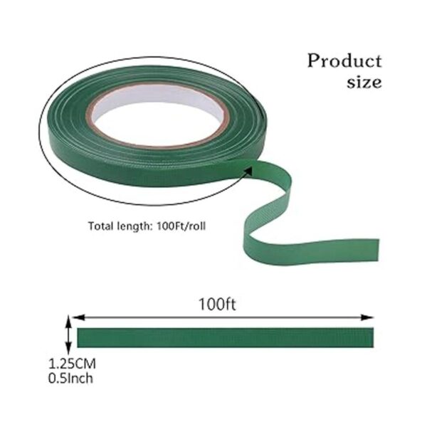Prudiut 2 rollos de cinta floral verde impermeable cinta