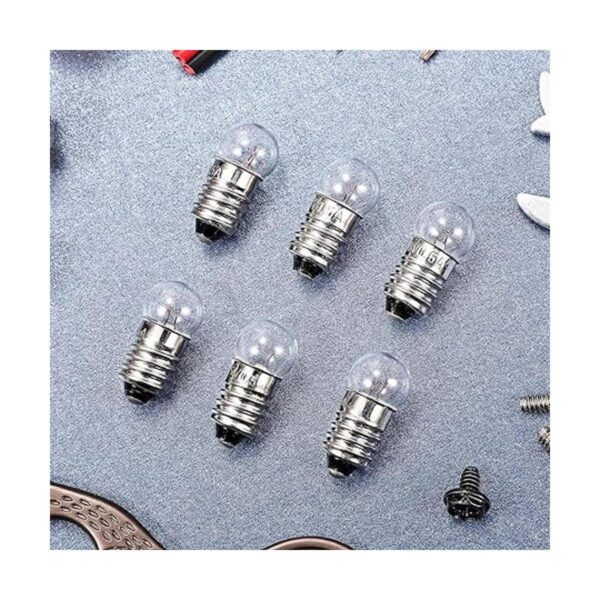 20 bombillas E10 de base de tornillo miniatura de repuesto