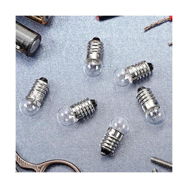 20 bombillas E10 de base de tornillo miniatura de repuesto