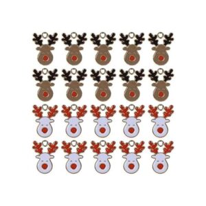 Amosfun Abalorios de Navidad para hacer joyas diseño de