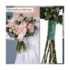 Prudiut 2 rollos de cinta floral verde impermeable cinta