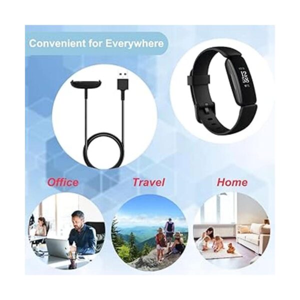 EXMRAT Cargador de repuesto compatible con Fitbit Inspire_4