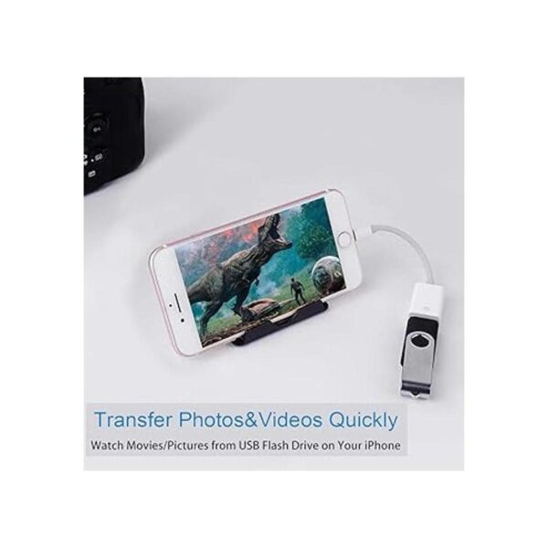 Adaptador de cámara Lightning a USB cable USB 3.0 OTG con