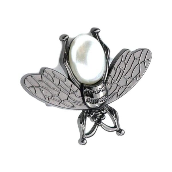 Quluxe 10 botones de metal de abeja botones de perlas_3