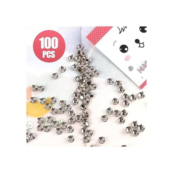haworths 100pcs 7 mm color plateado envejecido Ronda Dome