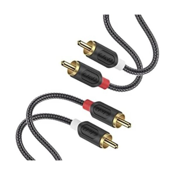 JD Cable RCA 2RCA a 2RCA RCA 2 RCA macho a 2 RCA macho_1