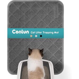 Conlun Alfombrilla de arena para gatos malla de rejilla_1