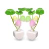 Paquete de 2 luces LED UTLK enchufables de hongo con_1