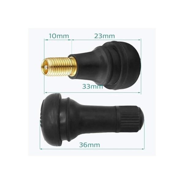 ONWON 12 piezas de válvula de neumático de goma de ajuste