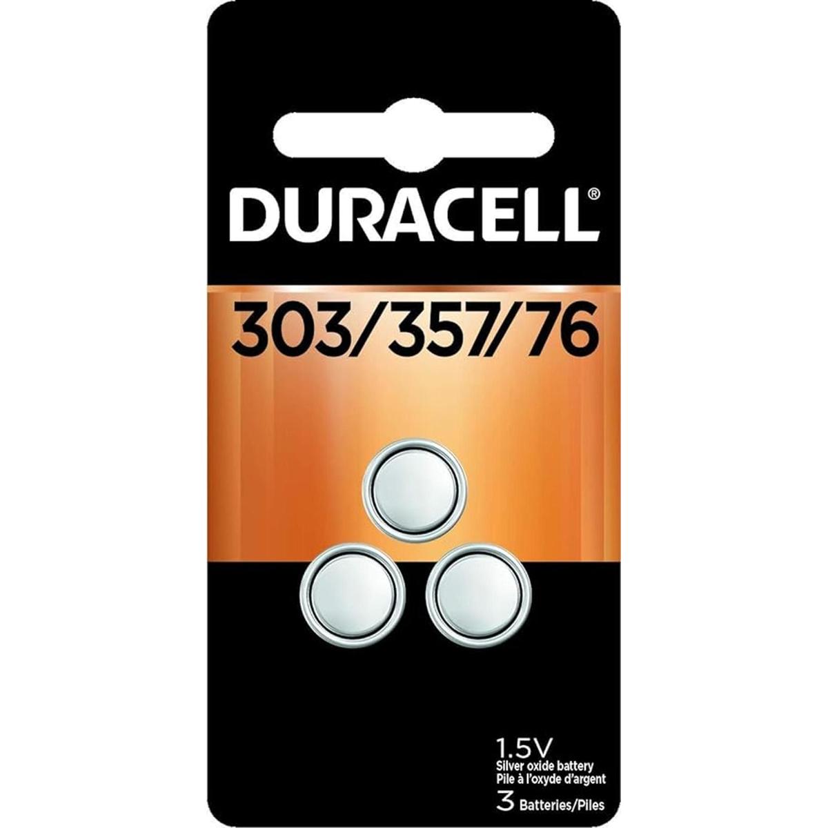 Duracell 30335776 o 303357 Batería de botón de óxido