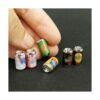 11 botellas de cerveza en miniatura a escala 112 y latas