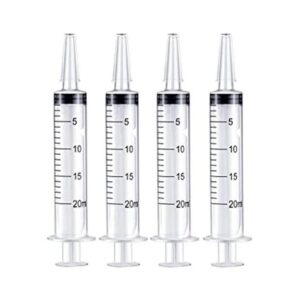 Paquete de 4 jeringas de plástico con medición sin aguja_1