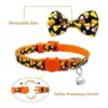 Pohshido Paquete de 2 collares de pajarita para gatos de