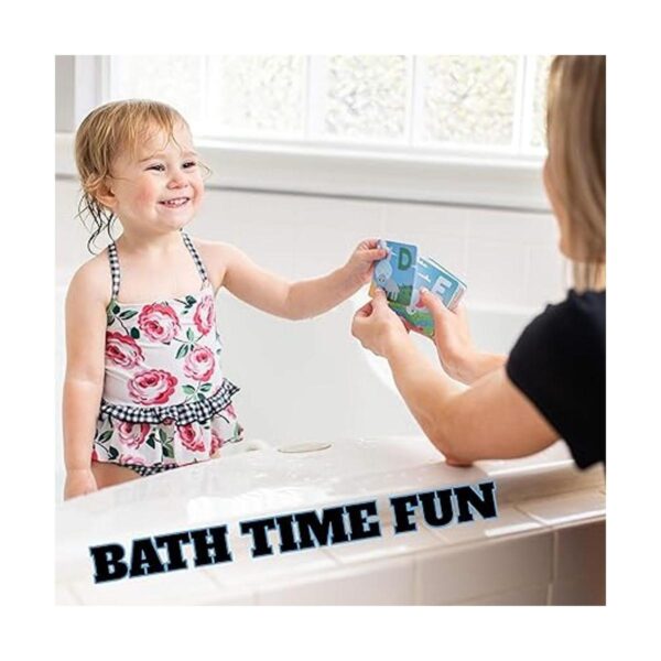 Bath Toys Tarjetas de memoria flash 26 letras del_2