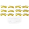 Amybasic 12 piezas Sombreros dorados de corona de_3