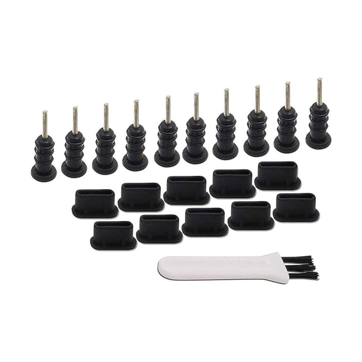 PortPlugs Juego de enchufes antipolvo USB C 10 pares