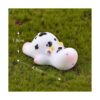 6 figuras en miniatura de animales de vaca decoración de