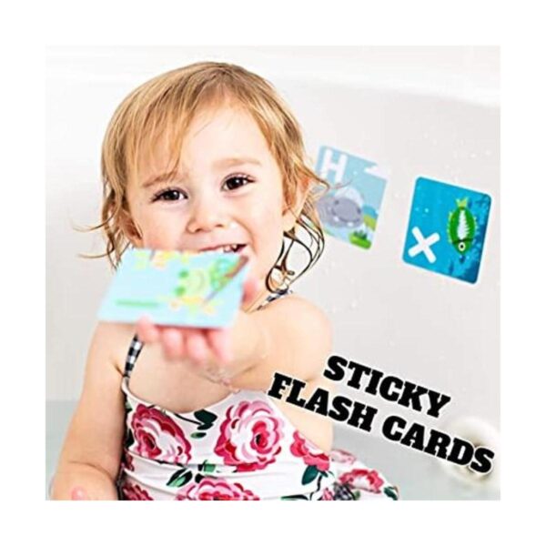 Bath Toys Tarjetas de memoria flash 26 letras del_1
