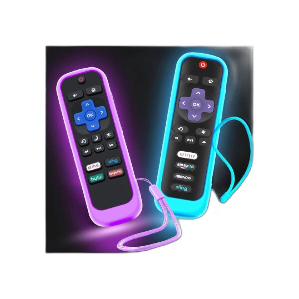 Paquete de 2 fundas para control remoto Roku funda para_1