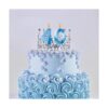Velas azules de 11 y 1 cumpleaños para pasteles número 11_3