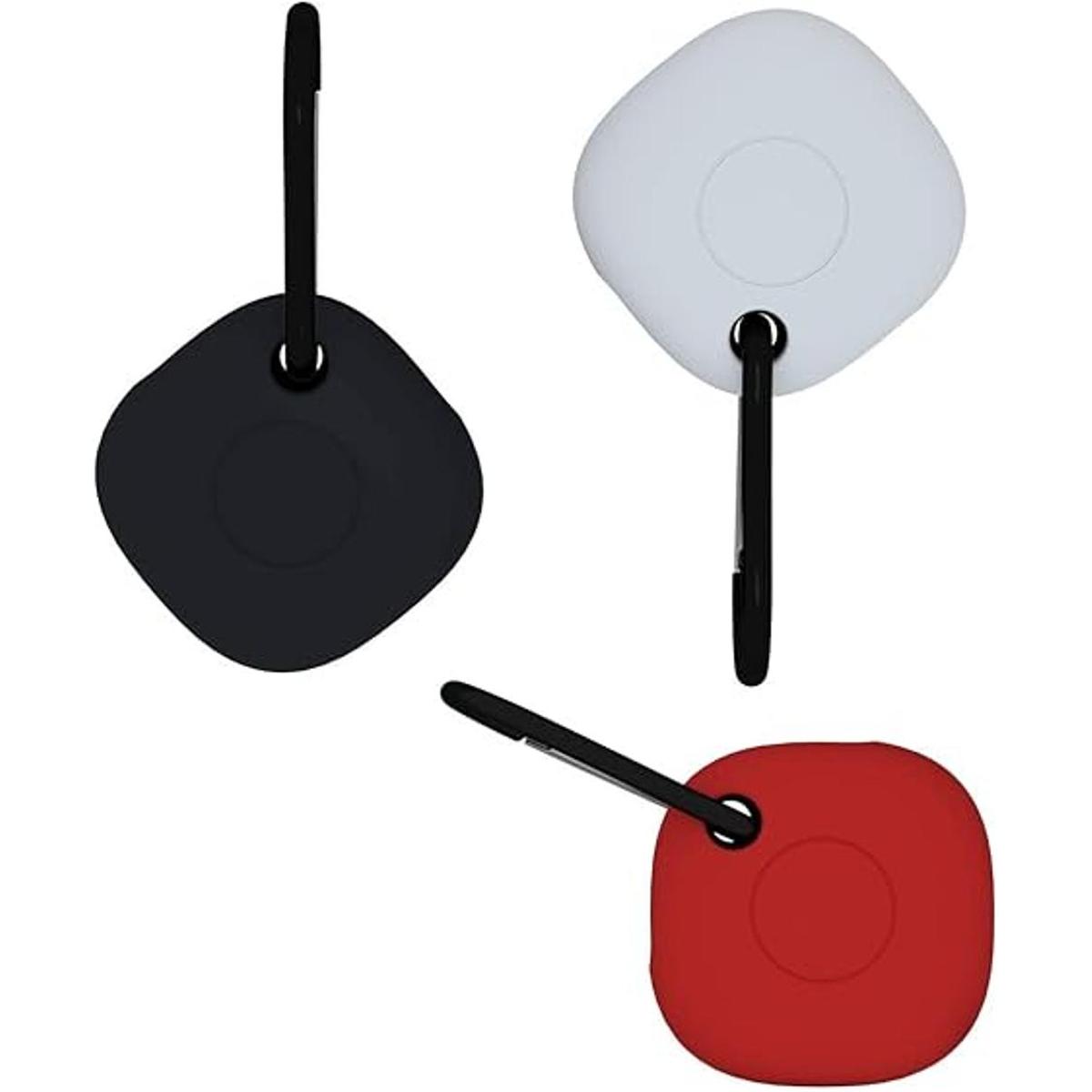 BLLQ Funda de silicona suave con clip para llavero
