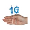 Velas azules de 11 y 1 cumpleaños para pasteles número 11_4