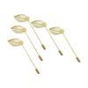 Eoutstanding 20Pack de broche de hoja de metal redondo_4