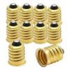 Qjaiune 10 unidades E14 a E12 adaptador convertidor_2