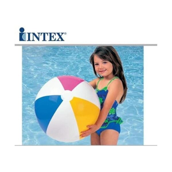 INTEX Bola de playa colorida con panel brillante inflable_3