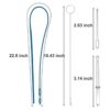 Arcemain 8 piezas de enhebrador de cordón herramientas de_5