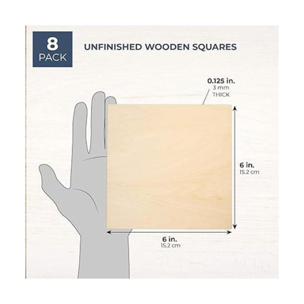 Cuadrados de madera para manualidades tablero de paneles_2
