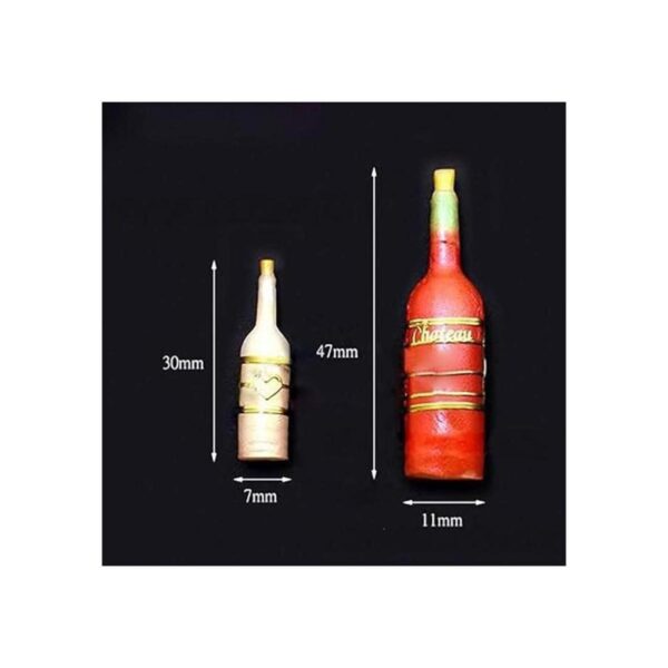 ResinPro Molde de silicona para botella de vino diseño 3D