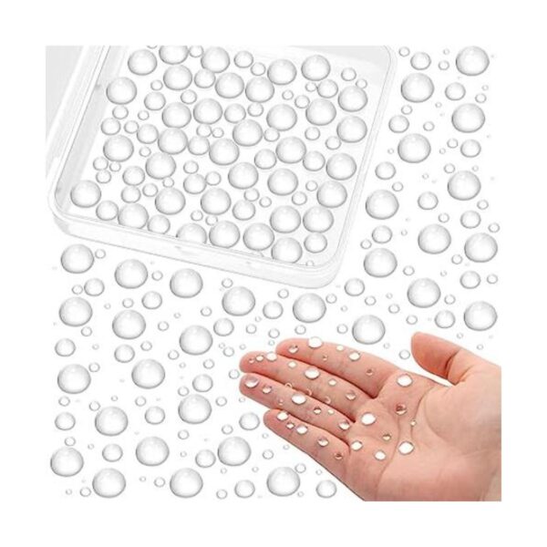 700 adornos de gota de rocío de agua transparente
