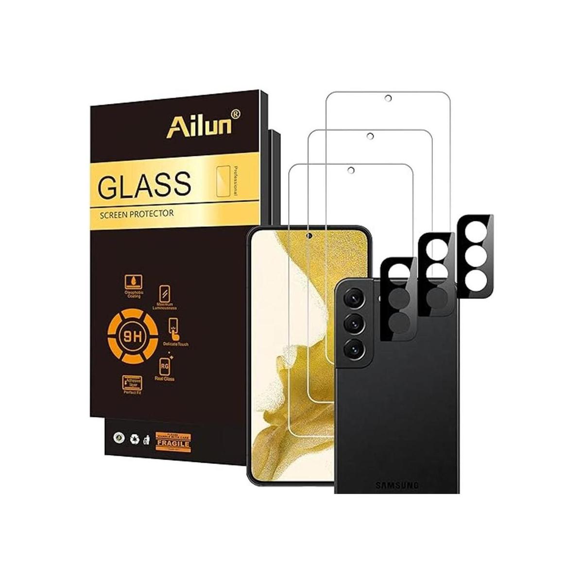 Ailun Protector de pantalla de vidrio para Galaxy S22S22
