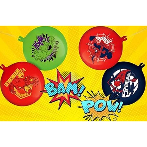 Marvel Avengers Globo de boxeo 2 paquetes con 4 bolas de_6