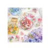 Alideco 120pcs Scrapbook Stickers Set Flowers Plants