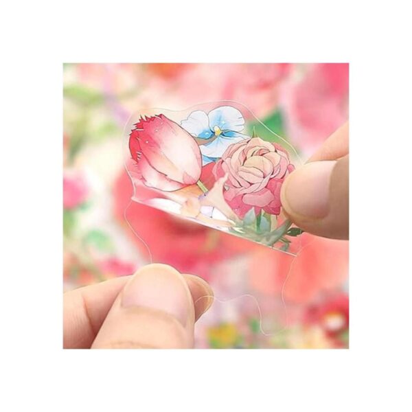 Alideco 120pcs Scrapbook Stickers Set Flowers Plants