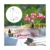 Clips de mantel transparentes para mantel de plástico