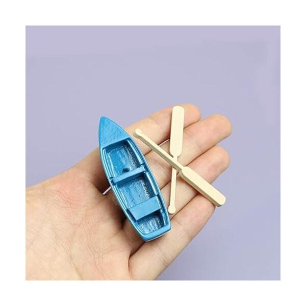 Framendino 2 Conjuntos Miniatura Casa de Muñecas Barco de
