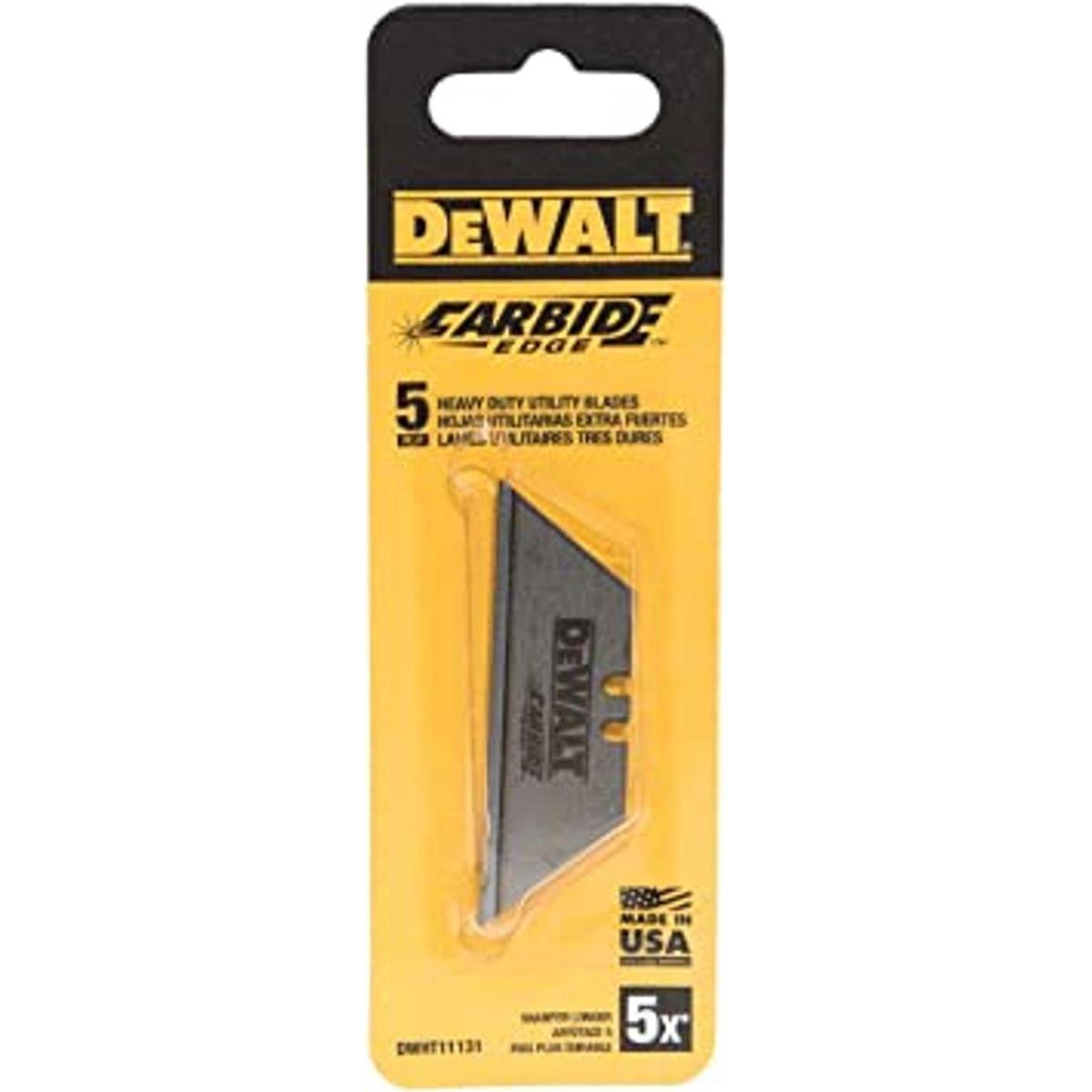 DeWalt Cuchilla de cuchillo utilitario de carburo dura 10