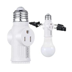 Adaptador de enchufe de luz de 3 puntas adaptador de_1