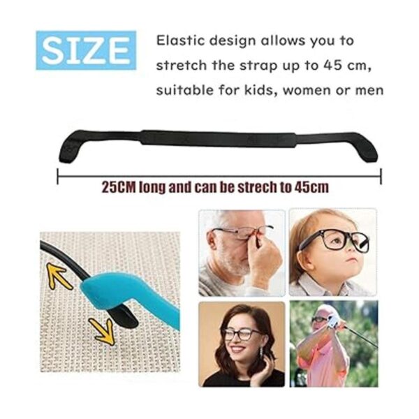 SAIGO Correa de silicona antideslizante para gafas