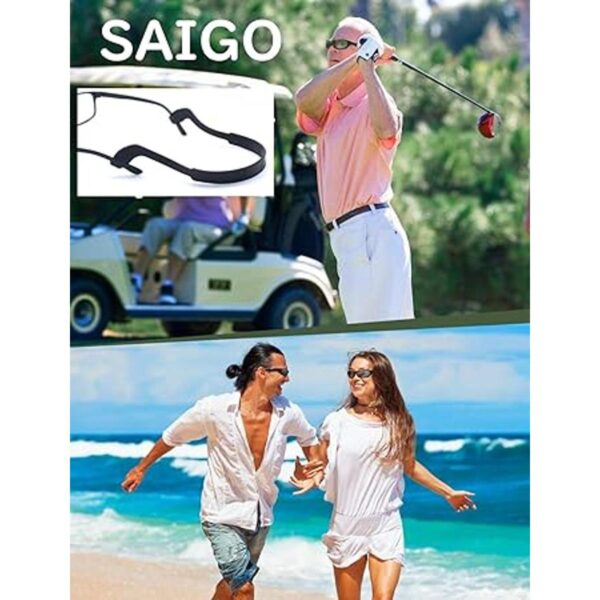 SAIGO Correa de silicona antideslizante para gafas