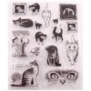 Furry Cats Meow Pet Sello de goma transparente para álbum_1